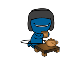 Yukli and the Milky Way sticker #12155562