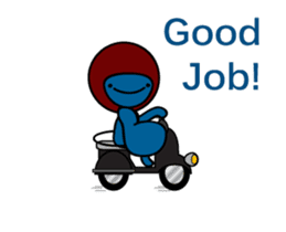 Yukli and the Milky Way sticker #12155568