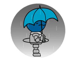 Yukli and the Milky Way sticker #12155572