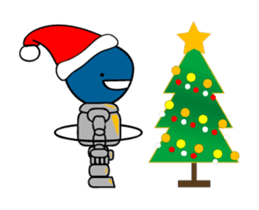 Yukli and the Milky Way sticker #12155575