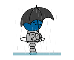 Yukli and the Milky Way sticker #12155580