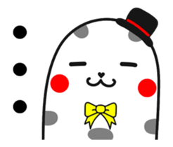 Stylish spotted garden eel sticker #12155722