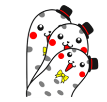 Stylish spotted garden eel sticker #12155732