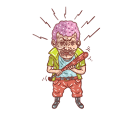 Funny Frankie sticker #12156072