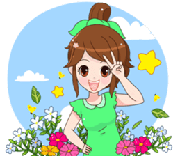 Happy lovely girls sticker #12156936