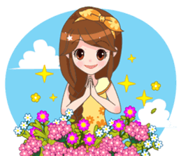 Happy lovely girls sticker #12156937