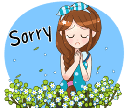 Happy lovely girls sticker #12156944