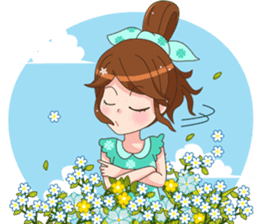 Happy lovely girls sticker #12156952