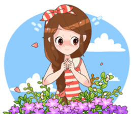 Happy lovely girls sticker #12156955