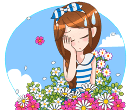 Happy lovely girls sticker #12156958