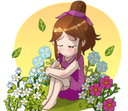 Happy lovely girls sticker #12156969