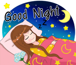 Happy lovely girls sticker #12156971