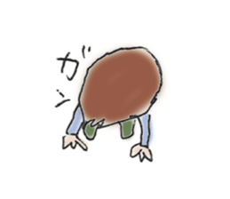 General adult male(Cut picture style) sticker #12157056