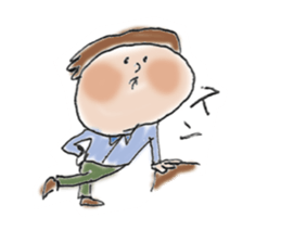 General adult male(Cut picture style) sticker #12157057