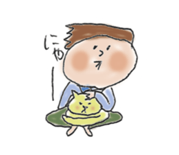 General adult male(Cut picture style) sticker #12157063