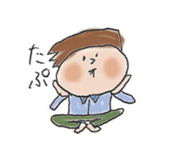 General adult male(Cut picture style) sticker #12157065