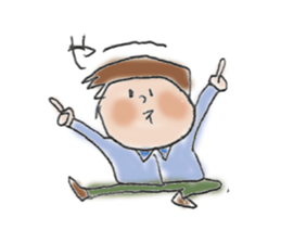 General adult male(Cut picture style) sticker #12157068