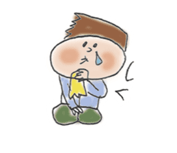 General adult male(Cut picture style) sticker #12157075