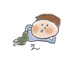 General adult male(Cut picture style) sticker #12157076