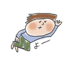 General adult male(Cut picture style) sticker #12157077