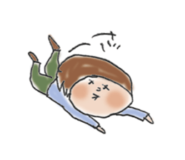 General adult male(Cut picture style) sticker #12157078