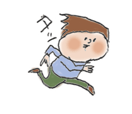 General adult male(Cut picture style) sticker #12157090