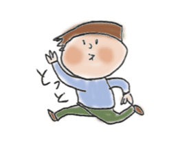 General adult male(Cut picture style) sticker #12157091