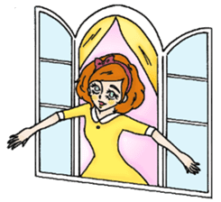 Stained Glass Girls sticker #12157542
