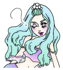 Stained Glass Girls sticker #12157559