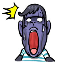 Urban legend in the workplace2-Boss sticker #12157841