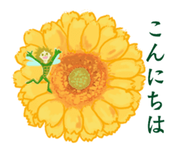 Encouraging and Healing with Flowers 2 sticker #12157960