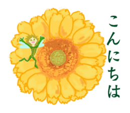 Encouraging and Healing with Flowers 2 sticker #12157960