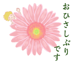 Encouraging and Healing with Flowers 2 sticker #12157966