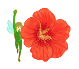 Encouraging and Healing with Flowers 2 sticker #12157967