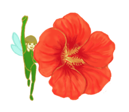 Encouraging and Healing with Flowers 2 sticker #12157967