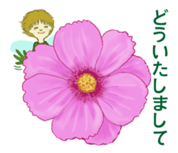 Encouraging and Healing with Flowers 2 sticker #12157970