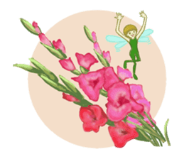 Encouraging and Healing with Flowers 2 sticker #12157971