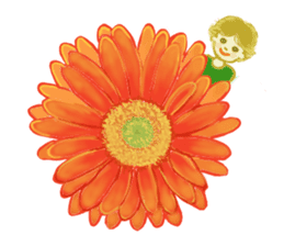 Encouraging and Healing with Flowers 2 sticker #12157972