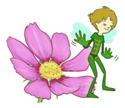 Encouraging and Healing with Flowers 2 sticker #12157974