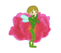 Encouraging and Healing with Flowers 2 sticker #12157975