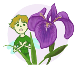 Encouraging and Healing with Flowers 2 sticker #12157981