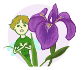 Encouraging and Healing with Flowers 2 sticker #12157981