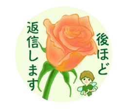 Encouraging and Healing with Flowers 2 sticker #12157988