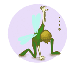 Encouraging and Healing with Flowers 2 sticker #12157993