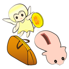 The elf of the wallet sticker #12158533