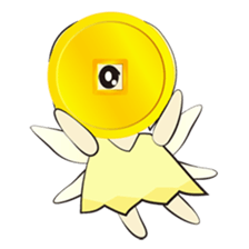 The elf of the wallet sticker #12158537