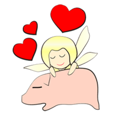 The elf of the wallet sticker #12158543