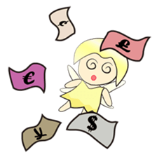 The elf of the wallet sticker #12158544