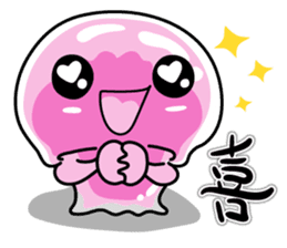 Little jellyfish, U-mi sticker #12158782