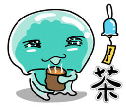 Little jellyfish, U-mi sticker #12158804